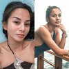 Deretan Foto Gaya Hot Kirana Larasati Berbikini di Pantai, Pamer Body Goals dan Tato Bunga Mawar di Pinggul
