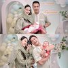 Foto-Foto Acara Akikah Baby Akshay Anak Ketiga Eza Gionino, Dihiasi Senyum Kebahagiaan & Tema Warna Hijau Pastel