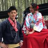 FOTO So Fun! Pakai Kimono, Okky Lukman Jalan-Jalan Seru di Jepang
