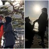 FOTO: Usai Sedih Soal Anak, Indra Bekti & Istri Mesra di Jepang