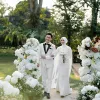 Potret Akad Nikah Dea Annisa dan Mazaki Ahmad, Serba Putih