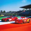 Potret Debut Lightning McQueen di Sirkuit F1, Monza Mendadak Berasa Radiator Springs!