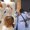 Potret Detik-Detik Lesti Menangis di Depan Ka'bah Saat Jalani Ibadah Umrah, Terisak Peluk Ayah dan Kakaknya