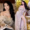 Potret Lucinta Luna Makin Cantik Pakai Gaun Belahan Tinggi di Pesta Ulang Tahun, Netizen: Cewek Asli Kalah!