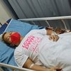 Potret Sandy Pas Band yang Dilarikan ke Rumah Sakit, Alami Pendarahan Akut Pasca Operasi - Kondisi Membaik Setelah Dirawat