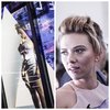 Scarlett Jo Cantik Futuristik di Launch Party GHOST IN THE SHELL