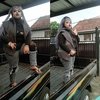 Tetap Hijab Meski Rambut Panjang, Potret Kekeyi Jadi Anak Punk Pakai Outfit Serba Hitam dan Sandal Jepit - Kenakan Tindik di Hidungnya