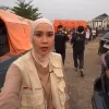 Zaskia Adya Mecca Menangis Bantu Padamkan Karhutla di Kalimantan, Doakan Hujan Turun