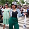 Catwalk di Citayam Fashion Week, Gisella Anastasia Bertemu Bonge: Ternyata Dia Senatural Itu