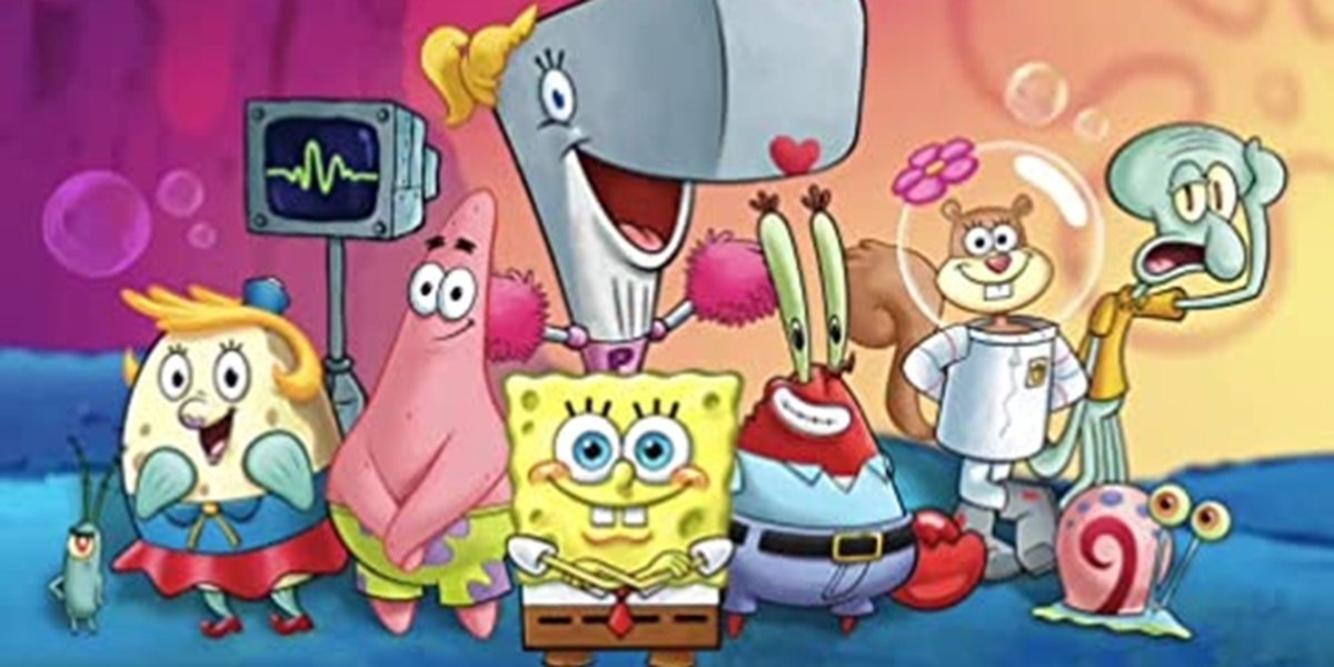 67 Gambar Spongebob Kawan Kawan Cara Menggambar Mewarnai Vlrengbr