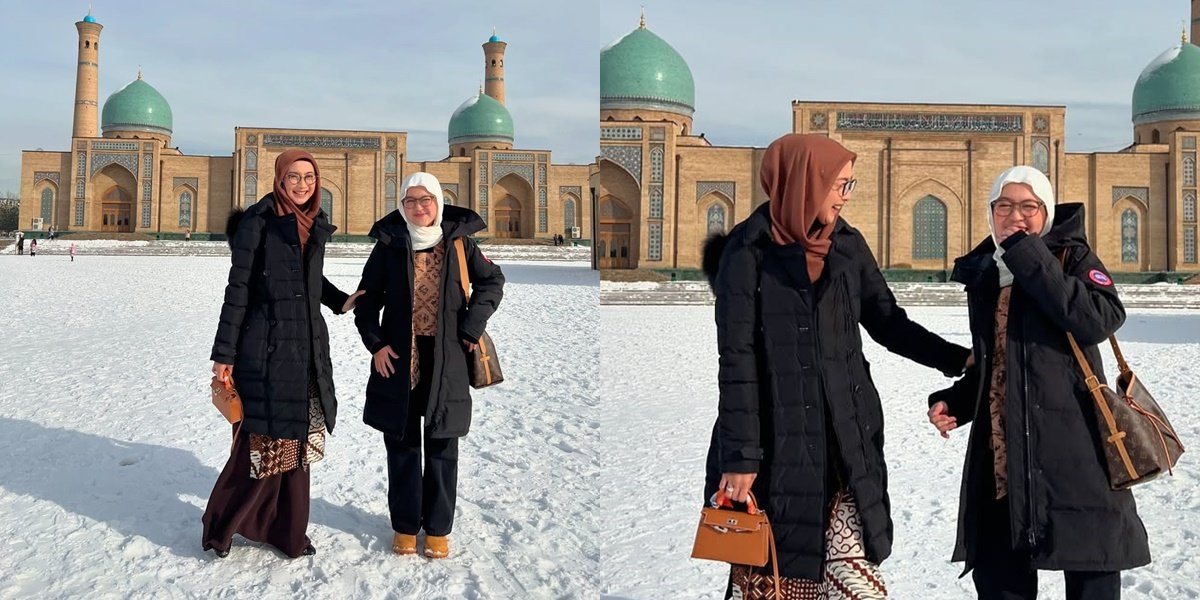 7 Potret Liburan Desy Ratnasari Bareng Nasywa di Uzbekistan, Akui Kini sang Anak Jarang Mau Foto Berdua