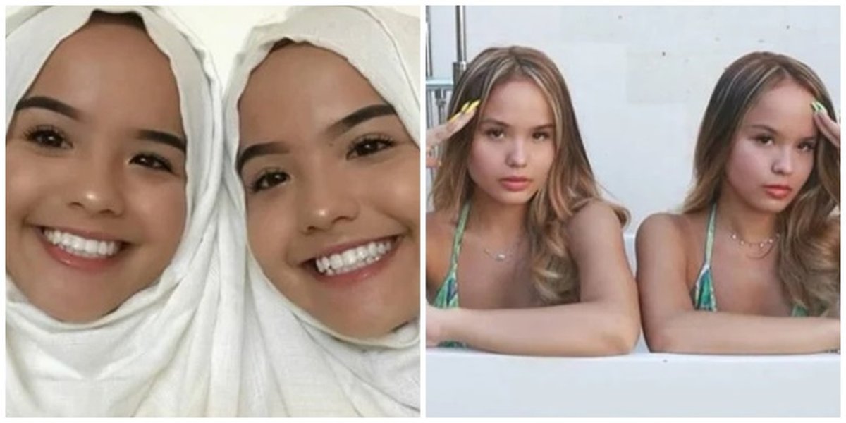 8 Potret Transformasi The Connell Twins, Dulu Berhijab Kini Umbar Aurat