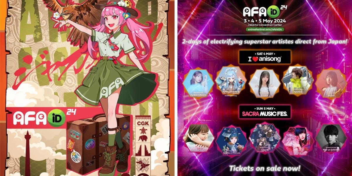 Anime Festival Asia Indonesia (AFAID) 2024 Rilis Line Up Resmi, Tanggal