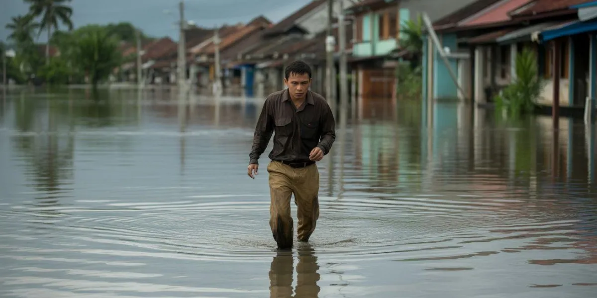 Arti Mimpi Jalan di Air Banjir Menurut Psikologi, Primbon Jawa, dan Tafsir Spiritual