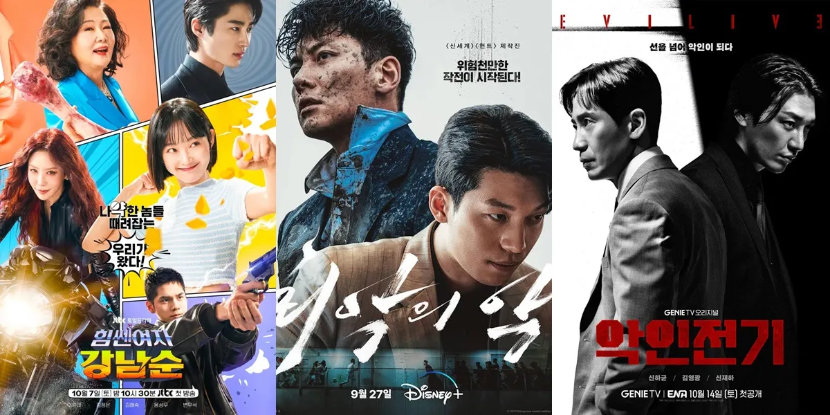 5 Drama Korea Aksi, Kriminal dan Thriller Terbaru Tayang Oktober 2023