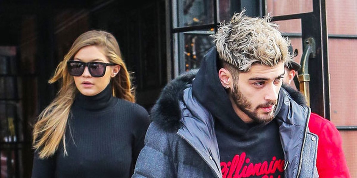 Foto Tiduran Manja Zayn Malik Mesra Ke Gigi Hadid 