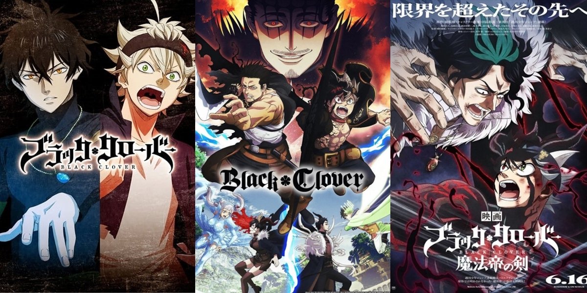 Ini Urutan Terlengkap Nonton Anime BLACK CLOVER, Jangan Sampai Salah ...