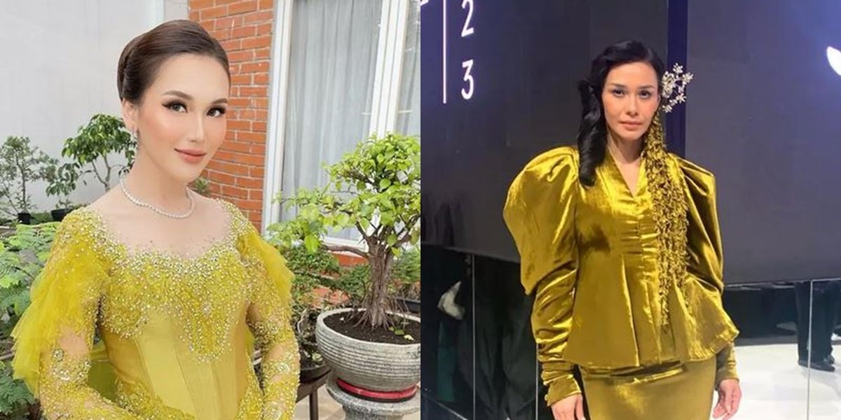 Inspirasi Kebaya Hijau Lemon Ala Artis yang Fresh untuk Tampil Memikat di Segala Acara