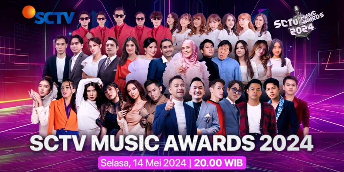 Jadwal Tayang dan Daftar Nominasi SCTV Music Awards 2024, Hadirkan 10