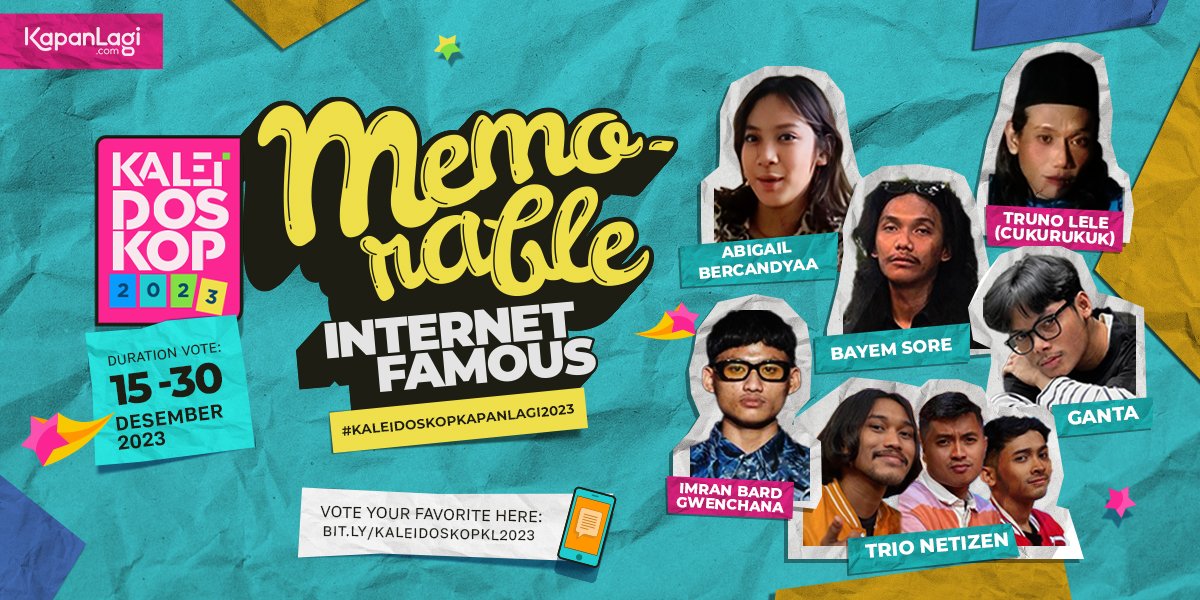 [Kaleidoskop 2023] 6 Sosok Memorable Famous Internet Yang Bikin ...