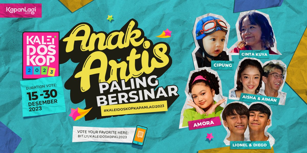 KALEIDOSKOP 2023 - Anak Artis Paling Bersinar: Cipung Yang Nggemesin ...