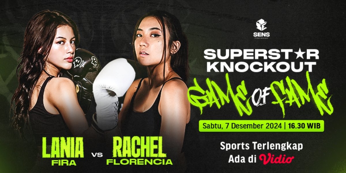 Live Streaming Superstar Knockout 2 di Vidio, Rachel Florencia dan Lania Fira Siap Unjuk Gigi