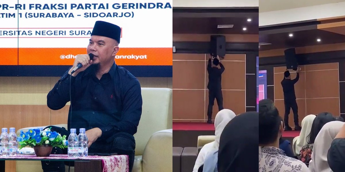 Ahmad Dhani Jadi Tukang Sound, Hebohkan Acara Sosialisasi di Kampus!