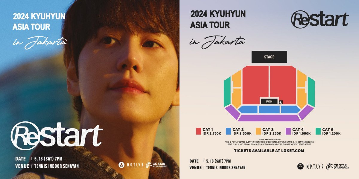 Ngonser Lagi! E.L.F. Siapsiap, Kyuhyun Asia Tour “Restart” 2024