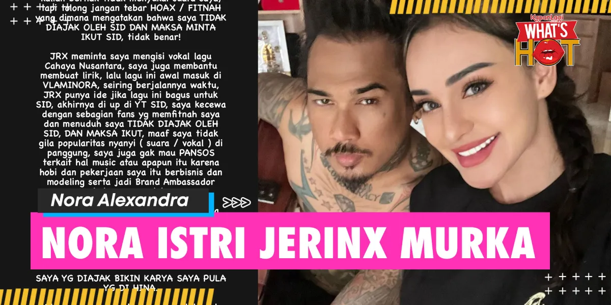 Nora Istri Jerinx Murka Dianggap Hancurkan Superman Is Dead, Tegaskan ...