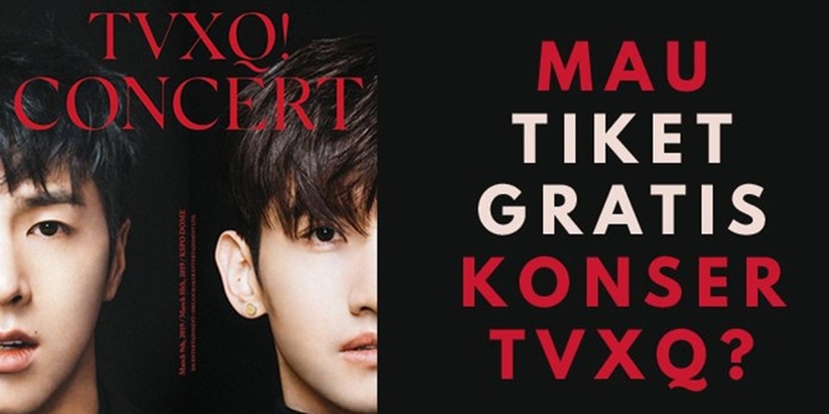 Pengumuman Pemenang Kuis Tiket Gratis Konser TVXQ di Jakarta, Ada