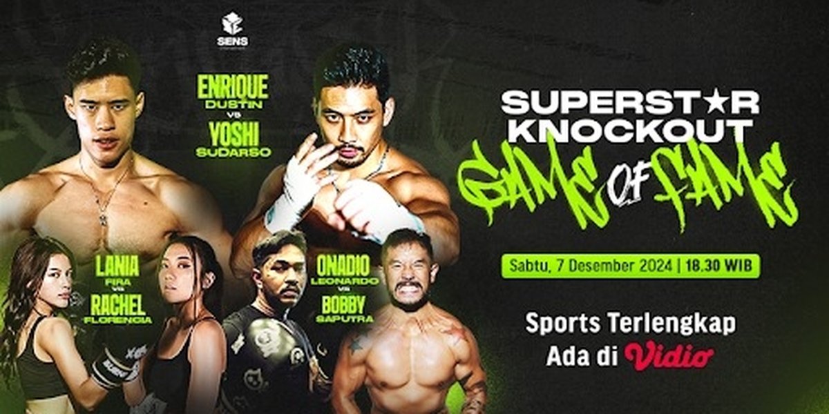 Pertarungan Seru Antara Selebritas dan Profesional: Saksikan Superstar Knockout Vol.2 Hanya di Vidio!