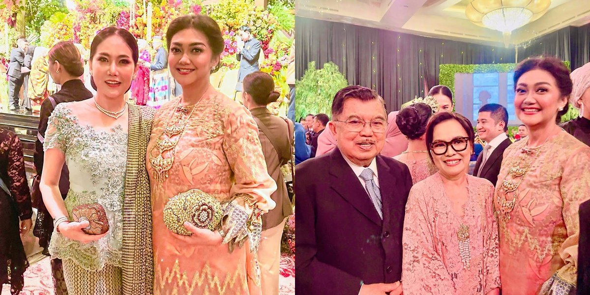 Potret Bella Saphira Hadir di Resepsi Pernikahan Rasyid Rajasa dan Tamara Kalla, Tampak Awet Muda