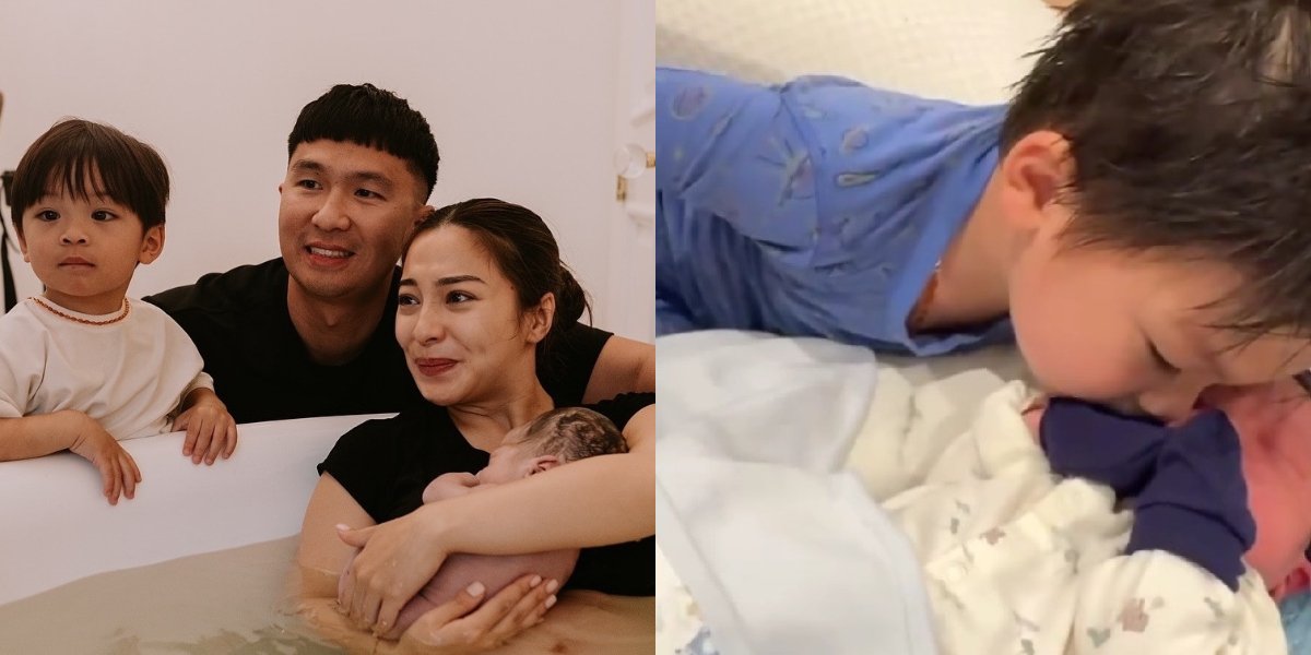 Potret Issa Xander Anak Nikita Willy dan Indra Priawan yang Gemas dengan Adik Barunya, Hingga Dicium Berkali-kali