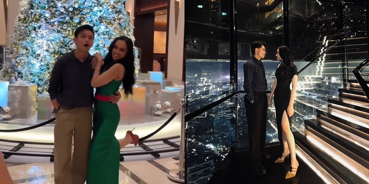 Potret Lyodra dan Randy Martin Rayakan Natal Bersama dengan Romantis