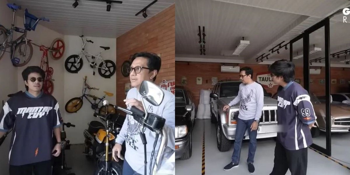 Potret Rumah Andre Taulany, ada Koleksi Mobil Klasik hingga Sepeda di Dinding