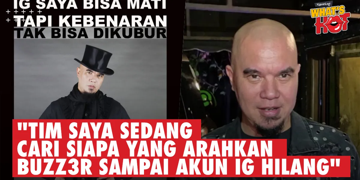 Reaksi Ahmad Dhani Soal Akun Instagramnya Yang Hilang: ADA ORANG YANG KETAKUTAN