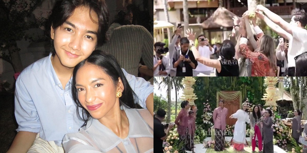 Taskya Namya Tangkap Buket Melati Luna Maya, Apakah Akan Segera Menikah?