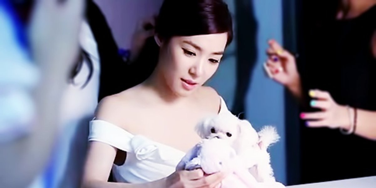 Tiffany SNSD Rayakan Ulang Tahun Anjingnya Lucu Bikin Gemas