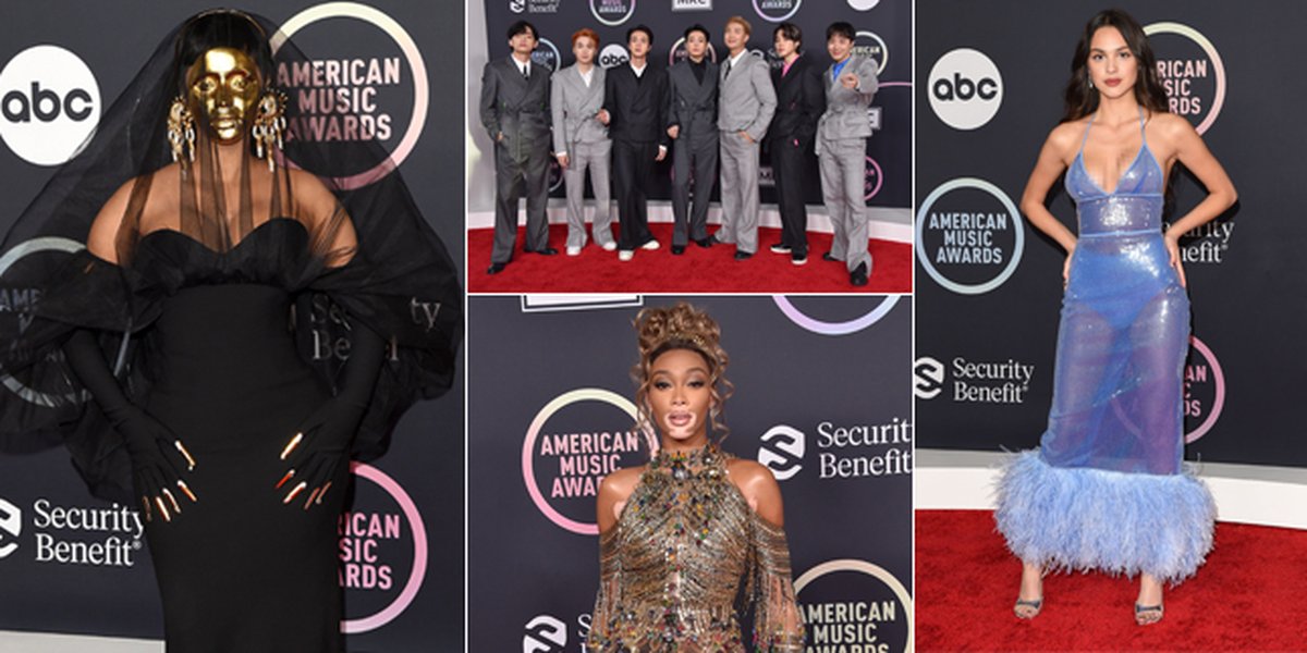 10 Artists Who Succeeded in Becoming Best Dressed at the Red Carpet of the 2021 American Music Awards, Including BTS and Cardi B