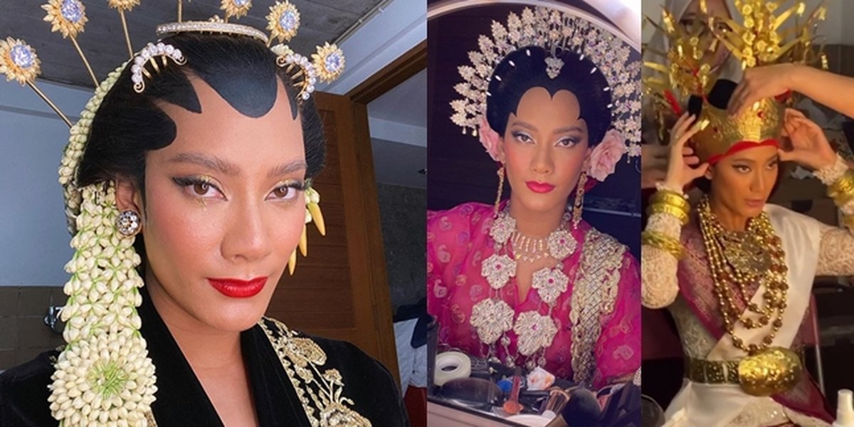 10 BTS Photoshoot Tara Basro and Daniel Adnan, Wearing Javanese - Lampung - Bugis Traditional Wedding Attire