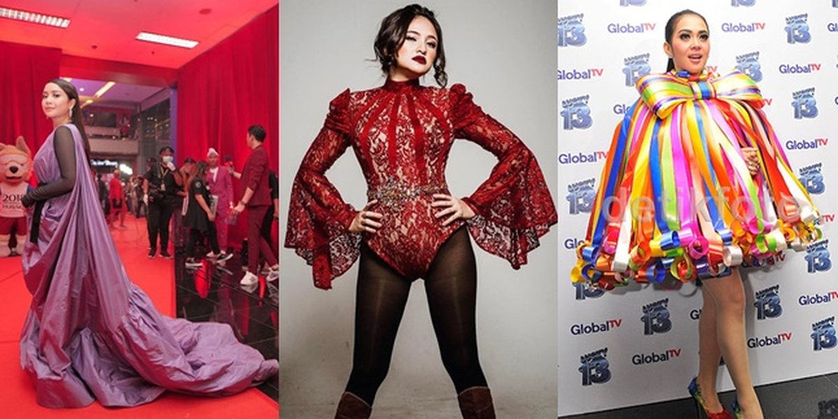 10 Controversial Fashion of Indonesian Celebrities that Have Made a Stir, Transparent Clothes Mistaken for Not Wearing Underwear - Competing with the Bride