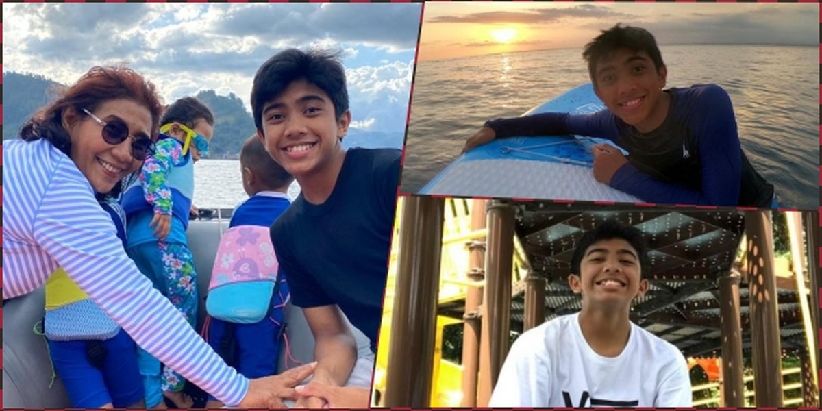 10 Photos of Armand Hilman, Minister Susi's Sweet and Close Grandson to the Sea Since Childhood