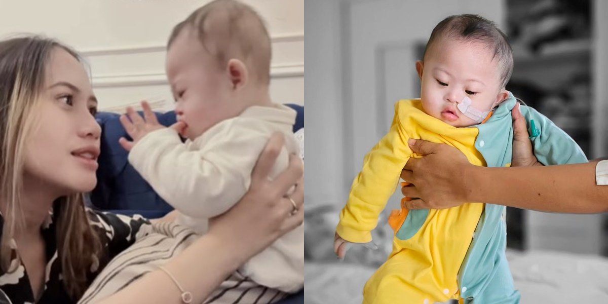 10 Photos of Nadya Shavira's Child with Down Syndrome, Adorable and Hoped to Be a Bridge to Heaven for Parents