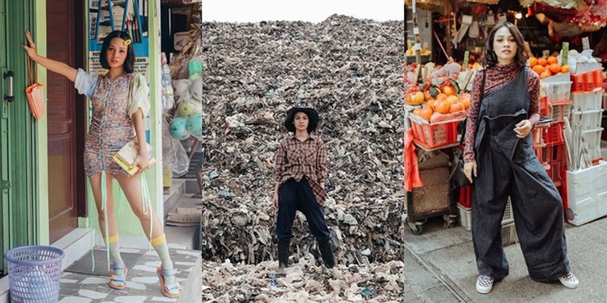 10 Photos of Andien's Photoshoot in Unusual but Aesthetic Places, from Photocopy Shops to Trash Dumps