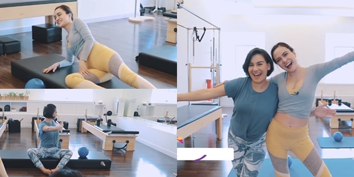 10 Photos of Irish Bella and Shandy Aulia Doing Pilates Together, Making Nervous!