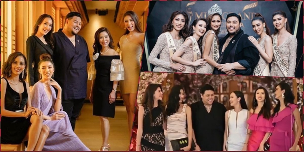 10 Photos of Ivan Gunawan Surrounded by Beautiful Finalists of Miss Grand Indonesia 2020