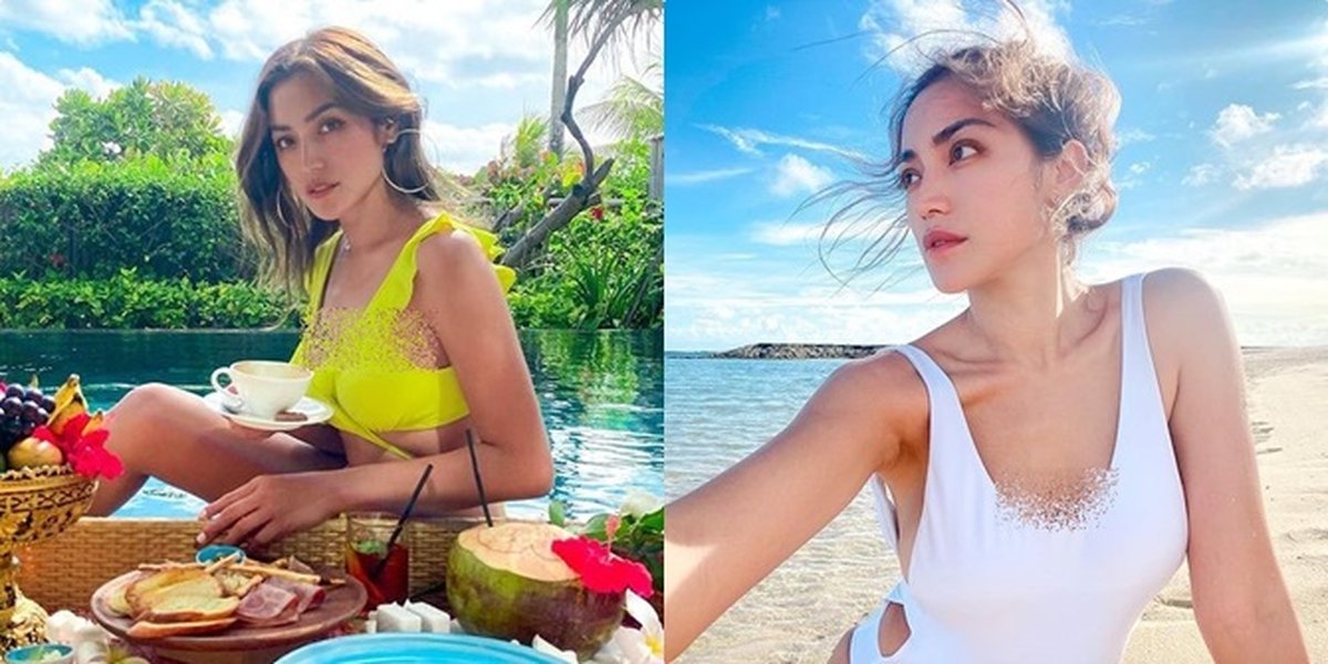 10 Photos of Jessica Iskandar in Swimsuit & Bikini While Relaxing in Bali, Showing Off Her Super Slim Body!