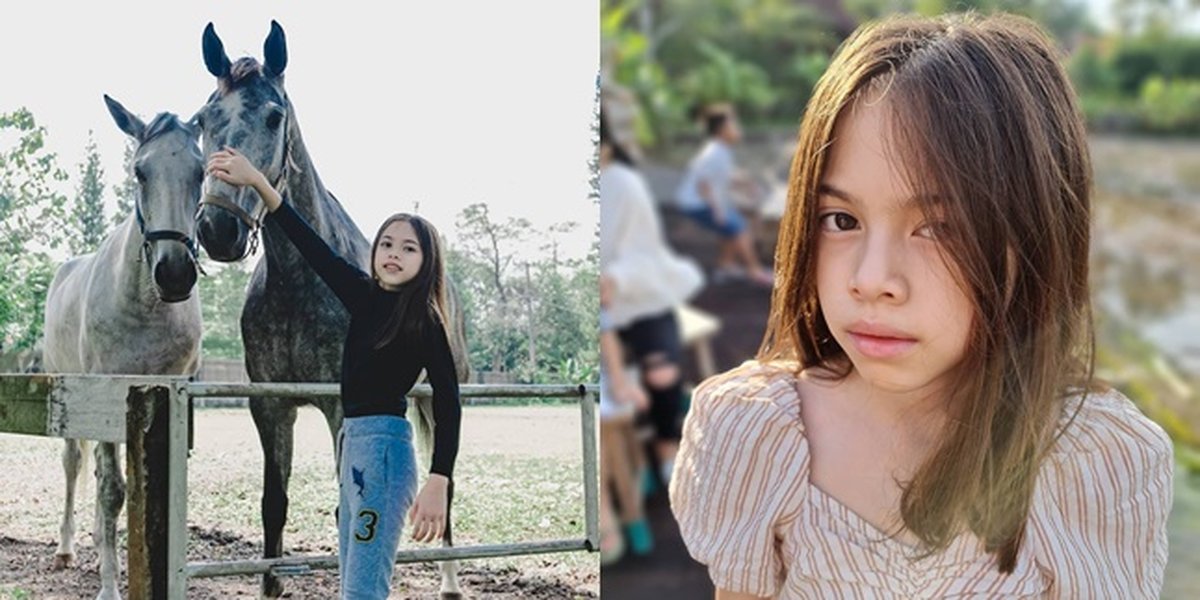 10 Photos of London Abigail, Wulan Guritno's Daughter, Growing Up Beautiful - Resembling Yuki Kato