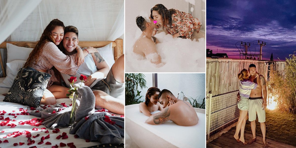 10 Intimate Photos of Siti Badriah and Krisjiana that Successfully Caught Netizens' Attention, Hugging, Kissing, and Even Bathing Together