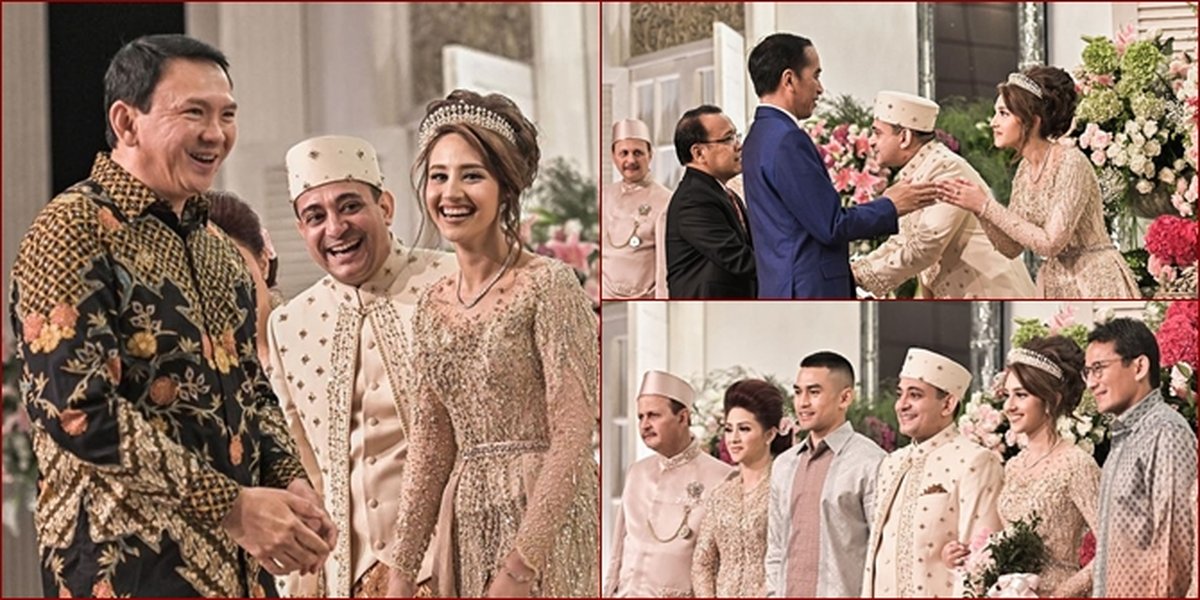 10 Photos of Tsamara Amany's Wedding Reception, Attended by Jokowi and Ahok